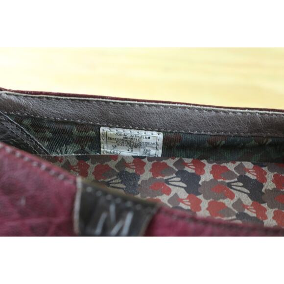 Merrell Zodiac Women's Sz 7 Red Dark Plum Leather Mary Jane Buckle Shoes - Picture 7 of 7